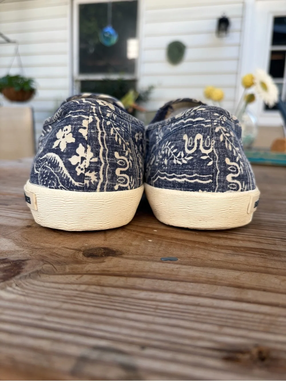SeaVees x Reyn Spooner Baja Slip On Men’s 10.5 Navy Hawaiian Aloha Sneakers